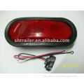 Trailer oval tail light